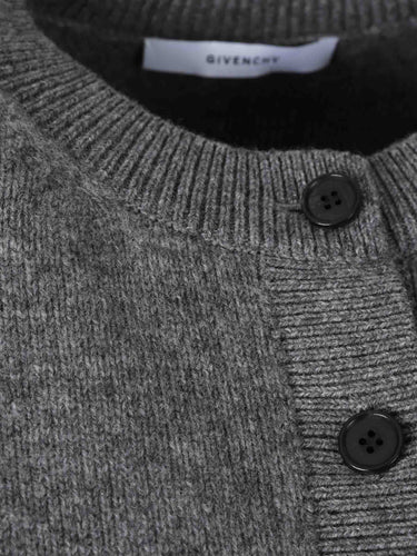 Givenchy Mujer Barcelona Cárdigan Lana Cachemira color Gris sku 713-000401 01 - Foto 4
