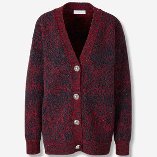 Rabanne Mujer Barcelona Cárdigan Punto Algodón color Burdeos sku 713-000402 01 - Foto 1