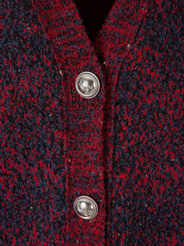 Rabanne Mujer Barcelona Cárdigan Punto Algodón color Burdeos sku 713-000402 01 - Foto 3
