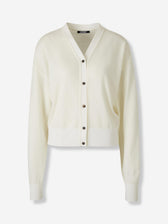 Jacquemus Mujer Barcelona Cárdigan Brode color Marfil sku 713-000403 01 - Foto 1