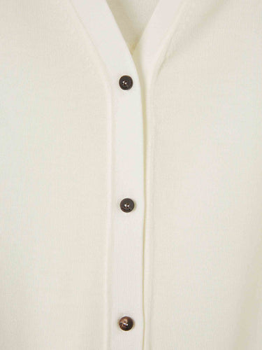 Jacquemus Mujer Barcelona Cárdigan Brode color Marfil sku 713-000403 01 - Foto 3