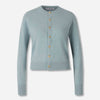 Acne Studios Mujer Barcelona Cárdigan Punto Lana color Azul Celeste sku 713-000411 02 - Foto 1