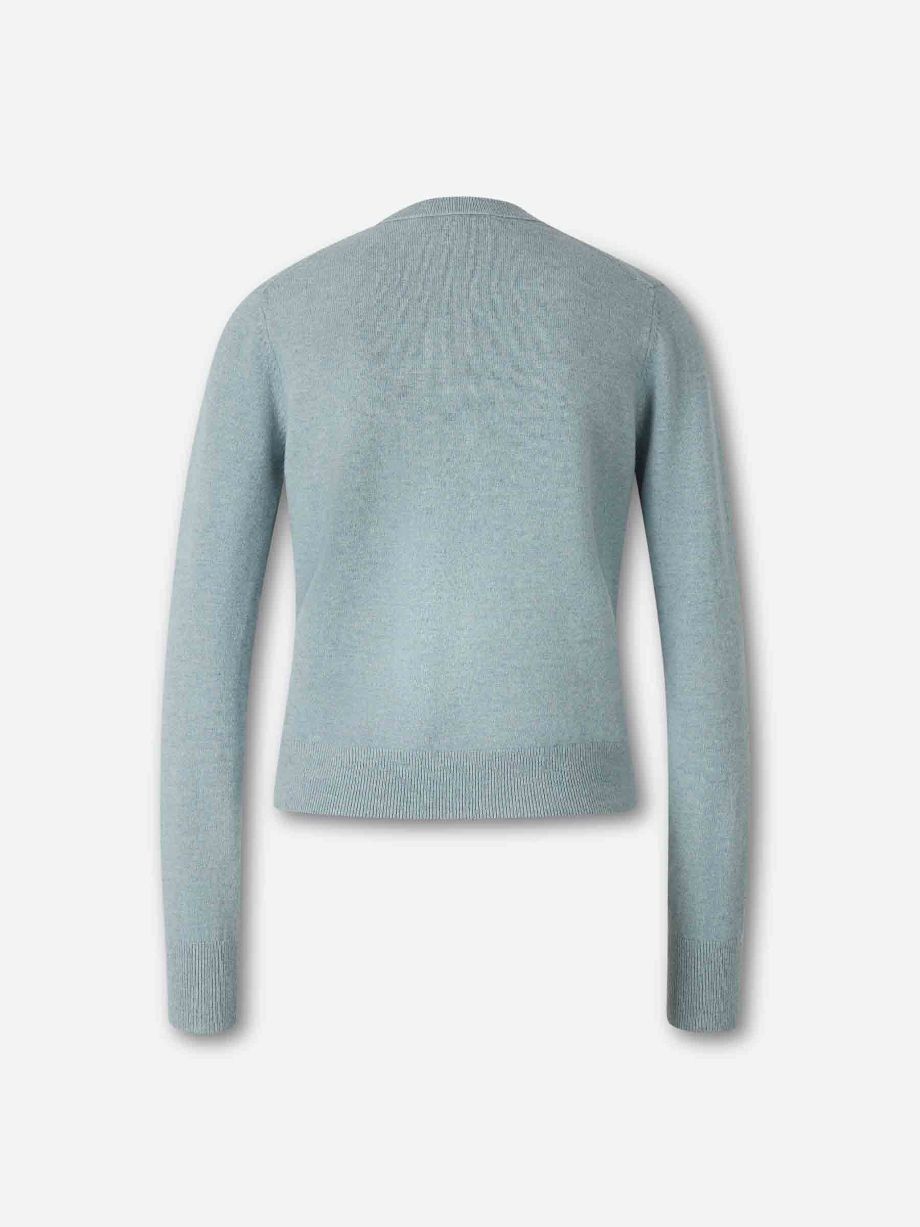 Acne Studios Mujer Barcelona Cárdigan Punto Lana color Azul Celeste sku 713-000411 02 - Foto 2