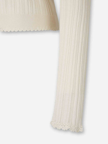 Ulla Johnson Mujer Barcelona Cárdigan Punto Lottie color Crema sku 713-000417 01 - Foto 4