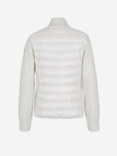 Moncler Mujer Barcelona Cárdigan Cremallera Acolchada color Beige sku 713-000422 01 - Foto 2