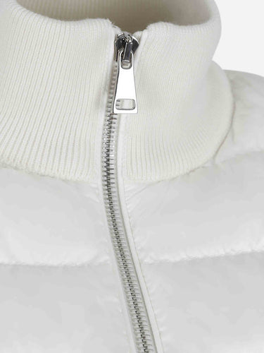 Moncler Mujer Barcelona Cárdigan Cremallera Acolchada color Beige sku 713-000422 01 - Foto 4