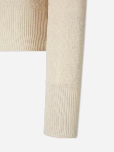 Victoria Beckham Mujer Barcelona Cárdigan Punto Algodón color Crema sku 713-000424 01 - Foto 4