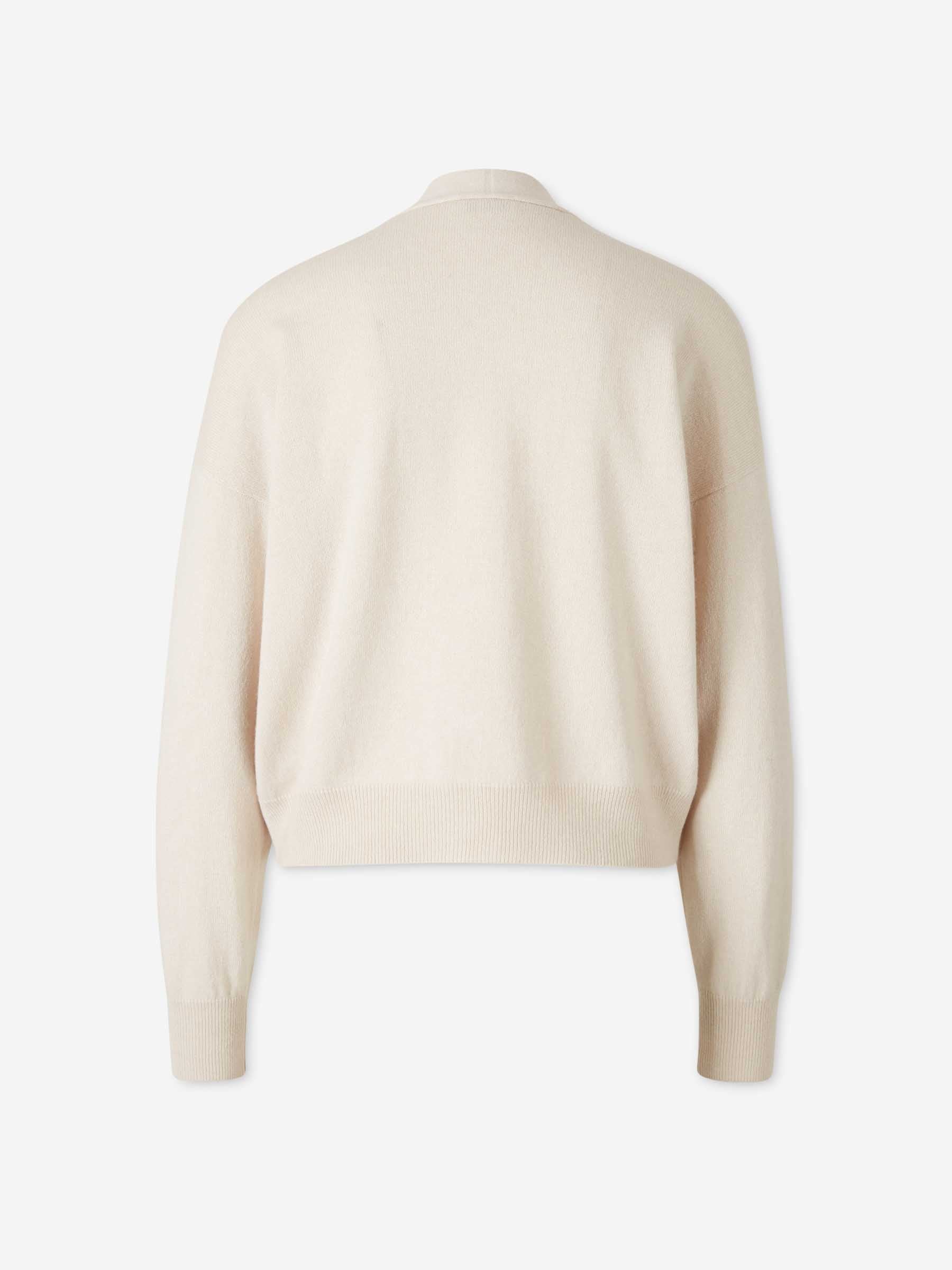 Peserico Mujer Barcelona Cárdigan Punto Cachemira color Crema sku 713-000425 01 - Foto 2