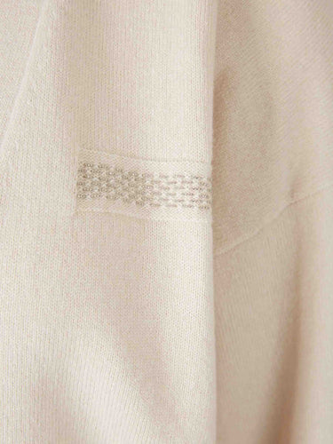 Peserico Mujer Barcelona Cárdigan Punto Cachemira color Crema sku 713-000425 01 - Foto 4