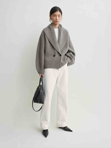 TOTEME Mujer Barcelona Cárdigan Punto Lana color Gris sku 713-000426 01 - Foto 2