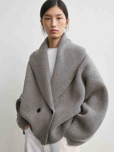 TOTEME Mujer Barcelona Cárdigan Punto Lana color Gris sku 713-000426 01 - Foto 4