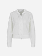 Peserico Mujer Barcelona Cárdigan Con Calados y Cremallera color Blanco sku 713-000429 01 - Foto 1