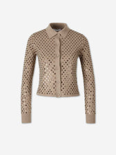 Max Mara Mujer Barcelona Cárdigan Punto Lana color Taupe sku 713-000438 01 - Foto 1