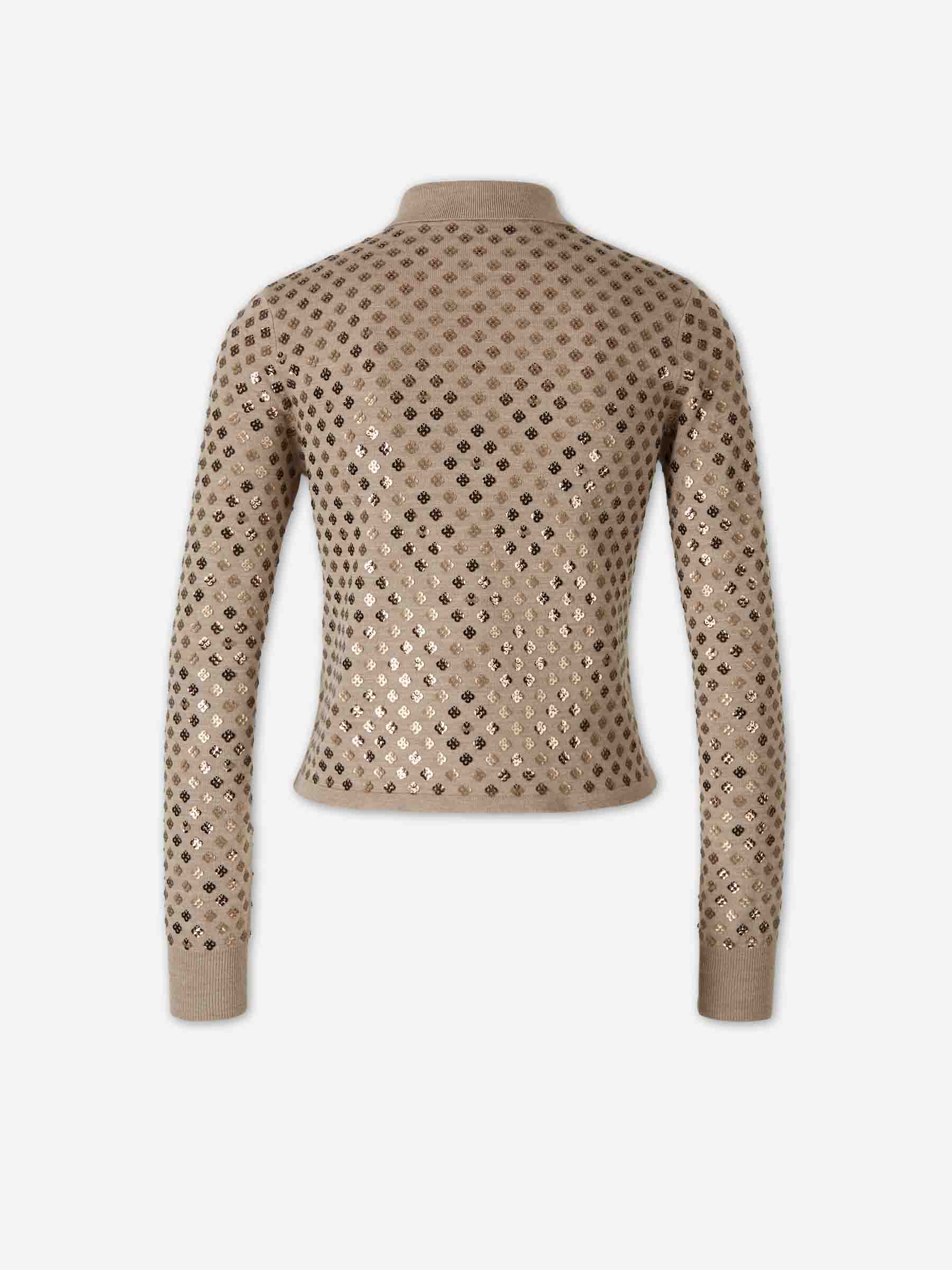 Max Mara Mujer Barcelona Cárdigan Punto Lana color Taupe sku 713-000438 01 - Foto 2