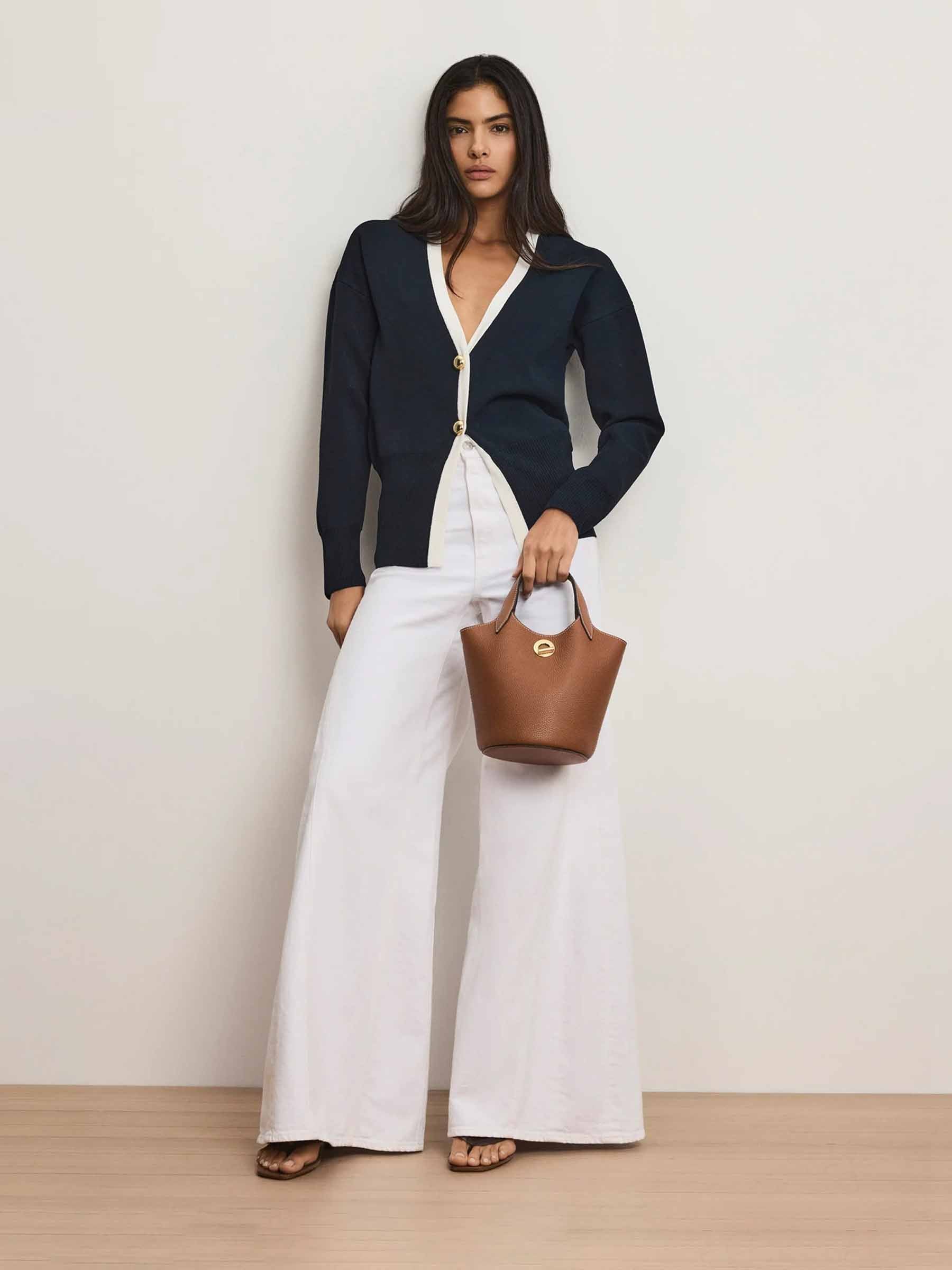 Veronica Beard Mujer Barcelona Cárdigan Cillian Boyfriend color Azul Marino sku 713-000440 01 - Foto 2