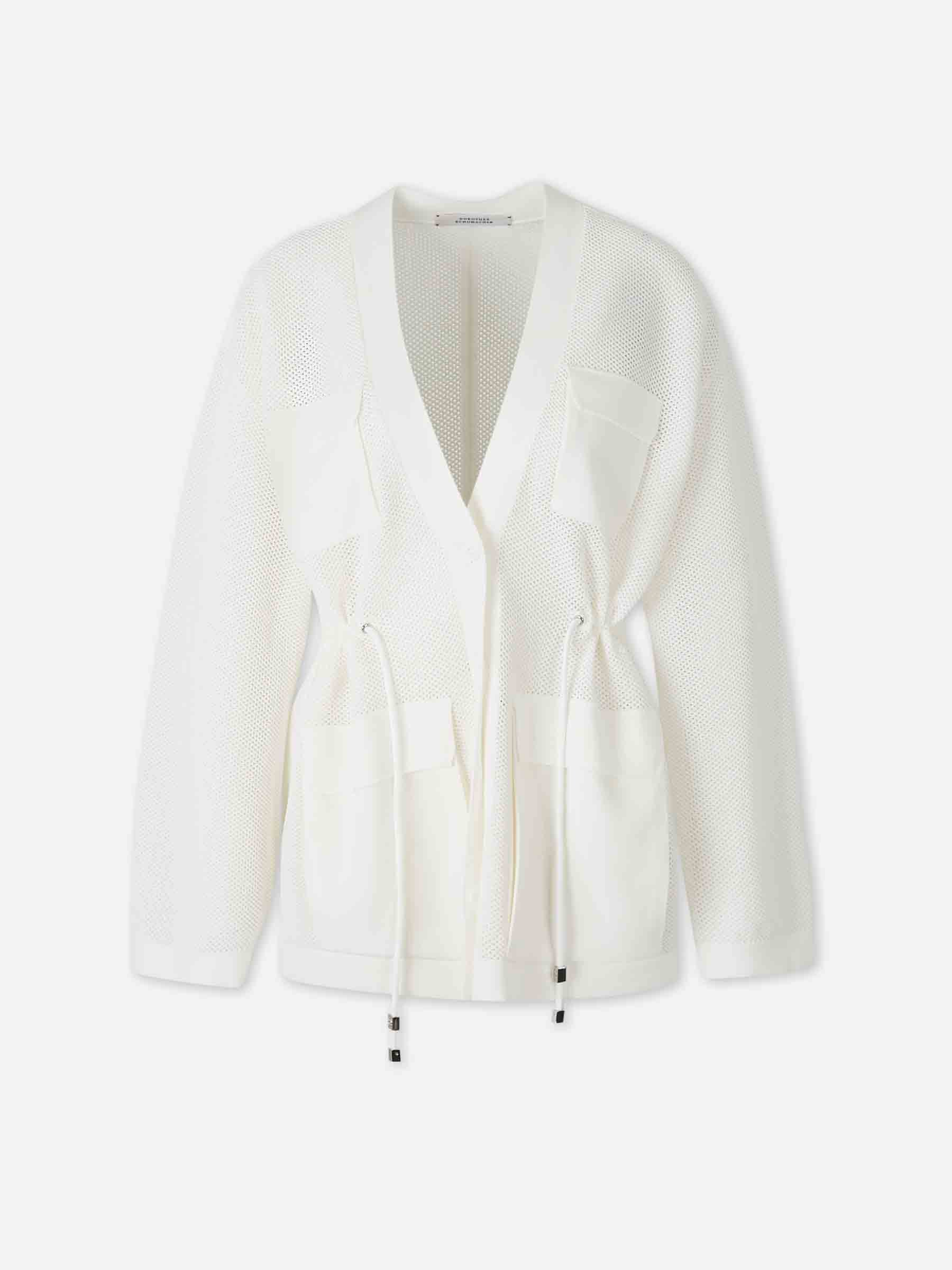 Dorothee Schumacher Mujer Barcelona Cárdigan Punto Pointelle color Blanco sku 713-000443 01 - Foto 1