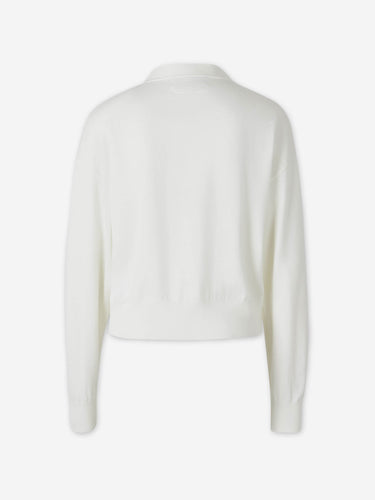 Jacquemus Mujer Barcelona Cárdigan Cuello Redondo color Marfil sku 713-000446 01 - Foto 2