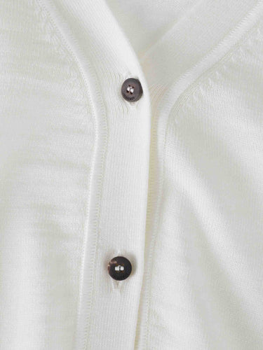 Jacquemus Mujer Barcelona Cárdigan Cuello Redondo color Marfil sku 713-000446 01 - Foto 3
