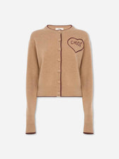 Chloé Mujer Barcelona Cárdigan Logo Corazón color Camel sku 713-000449 01 - Foto 1