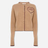 Chloé Mujer Barcelona Cárdigan Logo Corazón color Camel sku 713-000449 01 - Foto 1