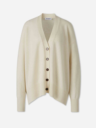 Jil Sander Mujer Barcelona Cárdigan Cashmere color Crema sku 713-000450 01 - Foto 1