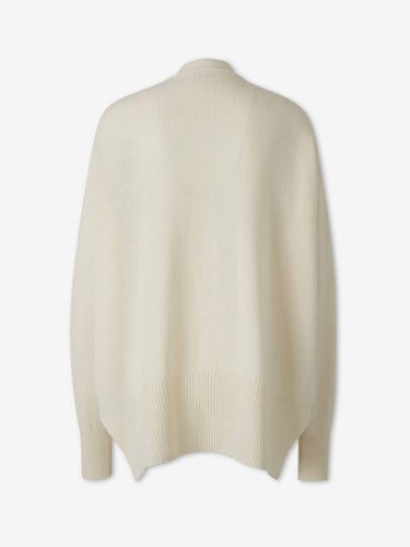 Jil Sander Mujer Barcelona Cárdigan Cashmere color Crema sku 713-000450 01 - Foto 2