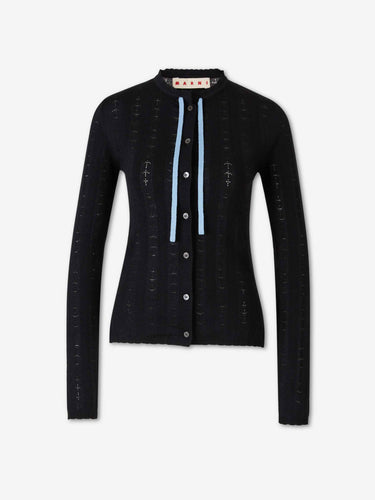 Marni Mujer Barcelona Cárdigan Punto Lazo color Negro sku 713-000451 01 - Foto 1