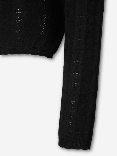 Marni Mujer Barcelona Cárdigan Punto Lazo color Negro sku 713-000451 01 - Foto 4