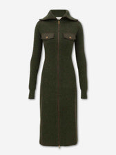 Zimmermann Mujer Barcelona Cárdigan Largo Cremallera color Verde Oscuro sku 713-000456 01 - Foto 1
