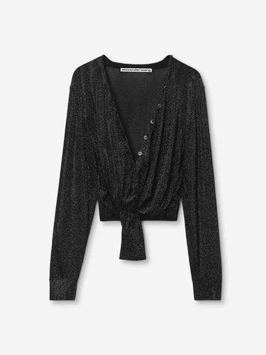Alexander Wang Mujer Barcelona Top Nudo Brillante color Negro sku 713-000458 01 - Foto 1
