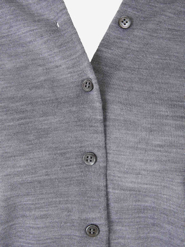 Alexander Wang Mujer Barcelona Cárdigan Fino Lana color Gris sku 713-000460 01 - Foto 3