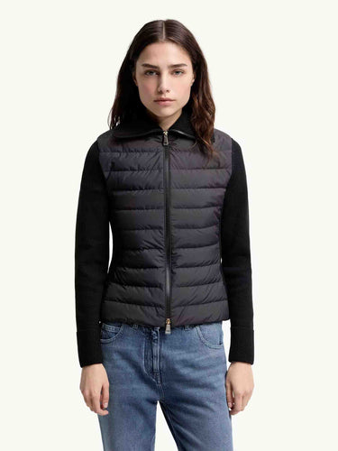 Moncler Mujer Barcelona Plumífero Fino Mangas Punto color Negro sku 713-000464 01 - Foto 2