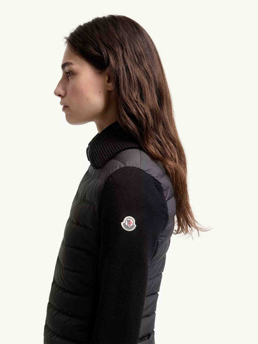 Moncler Mujer Barcelona Plumífero Fino Mangas Punto color Negro sku 713-000464 01 - Foto 4