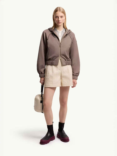 Moncler Mujer Barcelona Sudadera Capucha Cremallera color Rosa Envejecido sku 713-000465 01 - Foto 2
