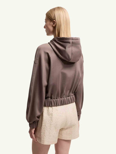 Moncler Mujer Barcelona Sudadera Capucha Cremallera color Rosa Envejecido sku 713-000465 01 - Foto 3