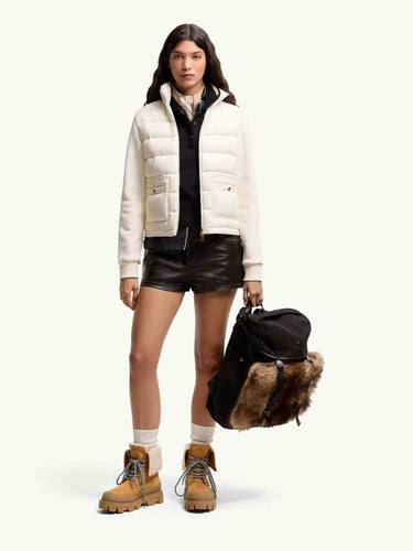 Moncler Mujer Barcelona Chaqueta Casual Acolchada color Marfil sku 713-000466 01 - Foto 2