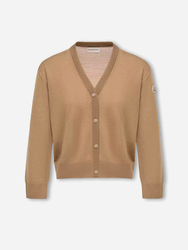 Moncler Mujer Barcelona Cárdigan Lana color Camel sku 713-000467 01 - Foto 1