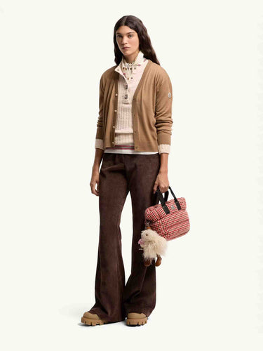 Moncler Mujer Barcelona Cárdigan Lana color Camel sku 713-000467 01 - Foto 2