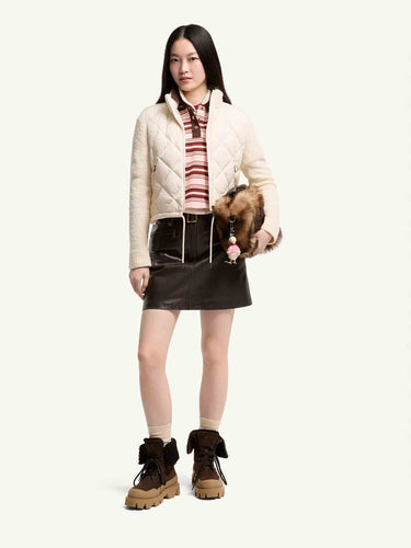 Moncler Mujer Barcelona Plumífero Mangas Punto color Marfil sku 713-000468 01 - Foto 2