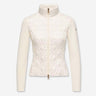 Moncler Mujer Barcelona Cárdigan Acolchado Algodón color Marfil sku 713-000469 01 - Foto 1