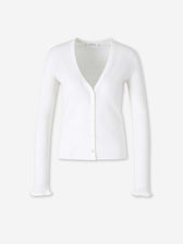 Dorothee Schumacher Mujer Barcelona Cárdigan Refined Essentials color Marfil sku 713-000471 01 - Foto 1