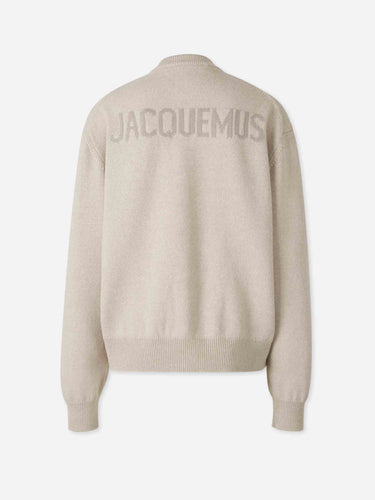 Jacquemus Mujer Barcelona Cárdigan Lana color Beige sku 713-000477 01 - Foto 2