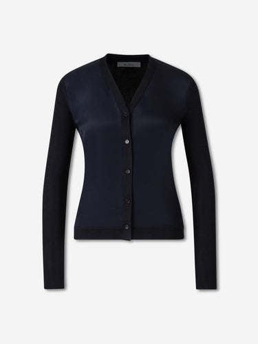 Max Mara Mujer Barcelona Cárdigan Punto Fino color Azul Noche sku 713-000484 01 - Foto 1