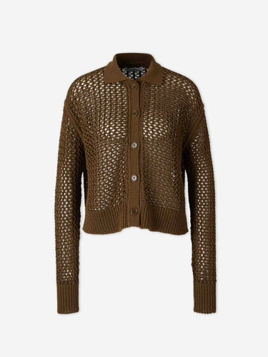 Max Mara Mujer Barcelona Cárdigan calados color Verde Militar sku 713-000485 01 - Foto 1