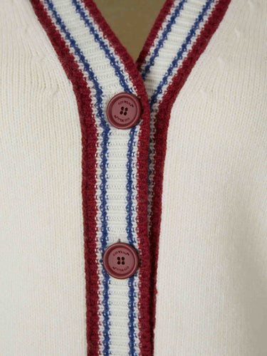 Off-White Mujer Barcelona Cárdigan Punto Lana color Blanco sku 713-000488 01 - Foto 3