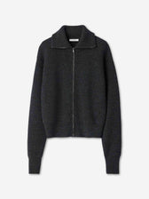 Lemaire Mujer Barcelona Cárdigan Cremallera Lana color Gris Antracita sku 713-000495 01 - Foto 1