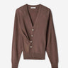 Lemaire Mujer Barcelona Cárdigan Retorcido Multiposición color Marrón sku 713-000496 01 - Foto 1