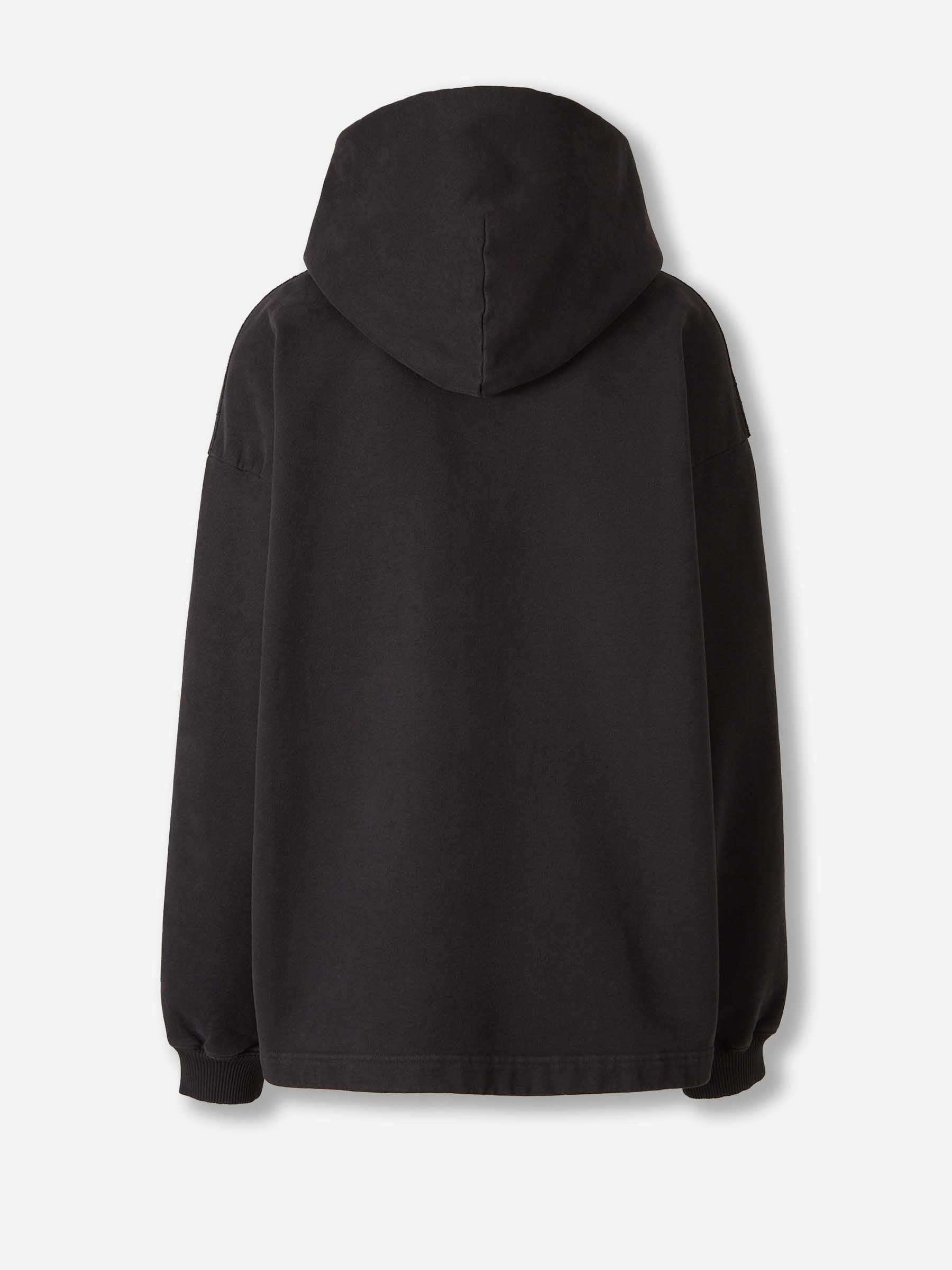 Acne Studios Mujer Barcelona Sudadera Capucha Logo color Negro sku 715-000199 01 - Foto 2