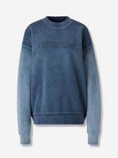 Off-White Mujer Barcelona Sudadera Cuello Redondo color Azul sku 715-000200 01 - Foto 1