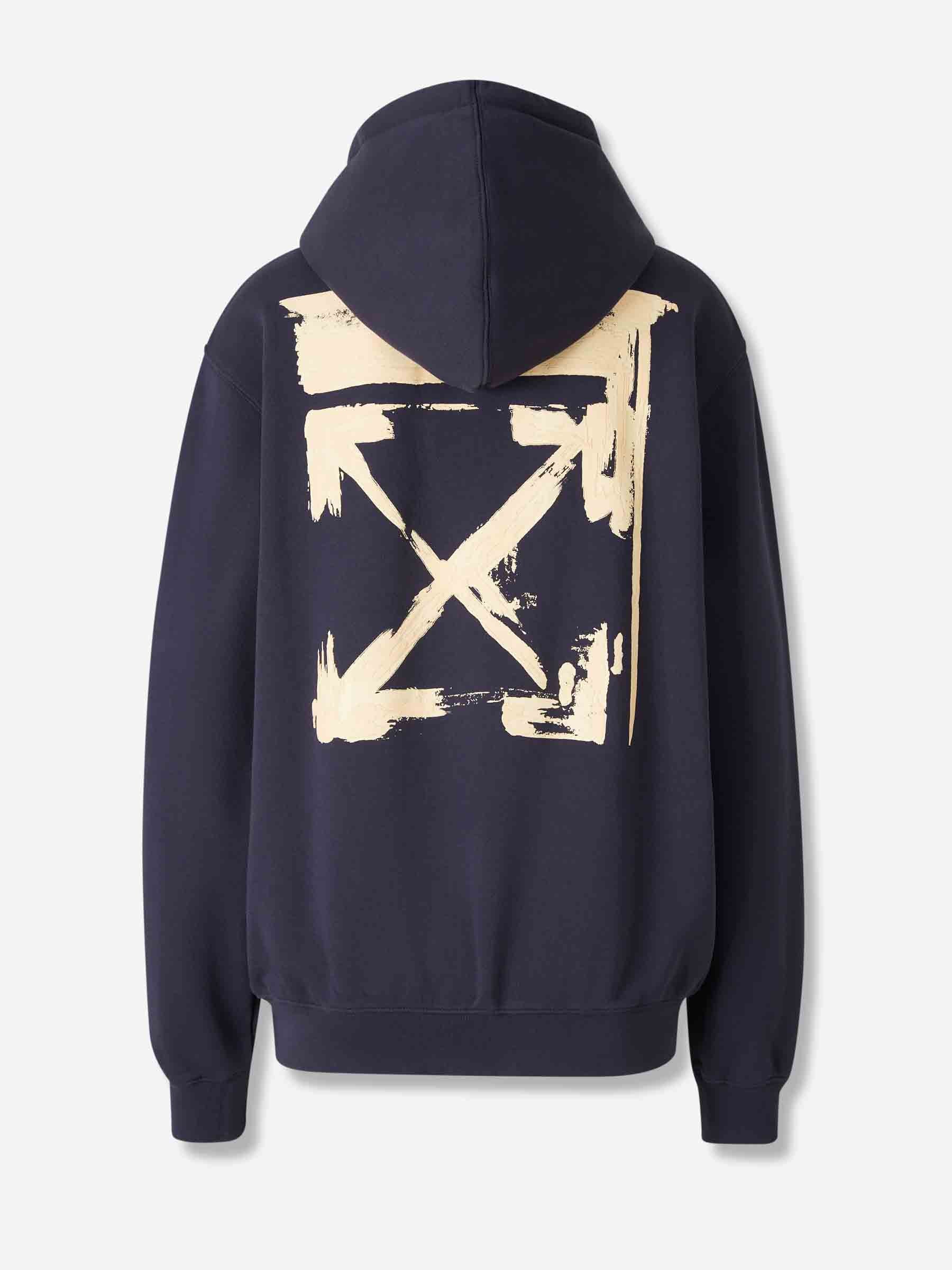 Off-White Mujer Barcelona Sudadera Capucha Logo color Azul Marino sku 715-000202 01 - Foto 2